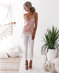 Pippa Cami In Pink - West & Rose
