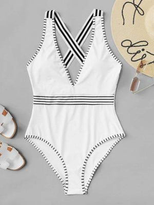 Criss Cross Swimsuit - West & Rose