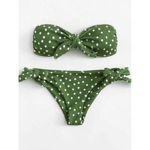 Polka Dot Knot Bikini - West & Rose