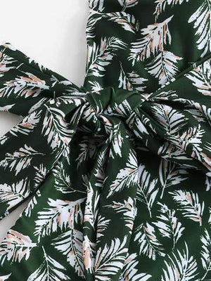 Leaf Print Swimsuit - West & Rose