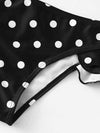 Polka Dot Bikini (Black) - West & Rose